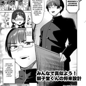 Minna de Mane yo! Shishidou-kun no Shourai Sekkei (Shemale & Mesu Danshi Goudoushi)