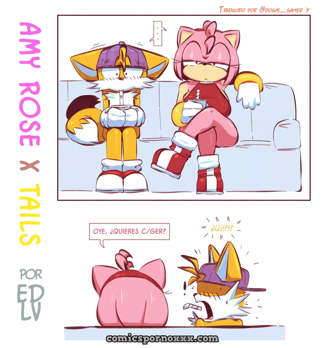 Tails x Amy (Sonic the Hedgehog)